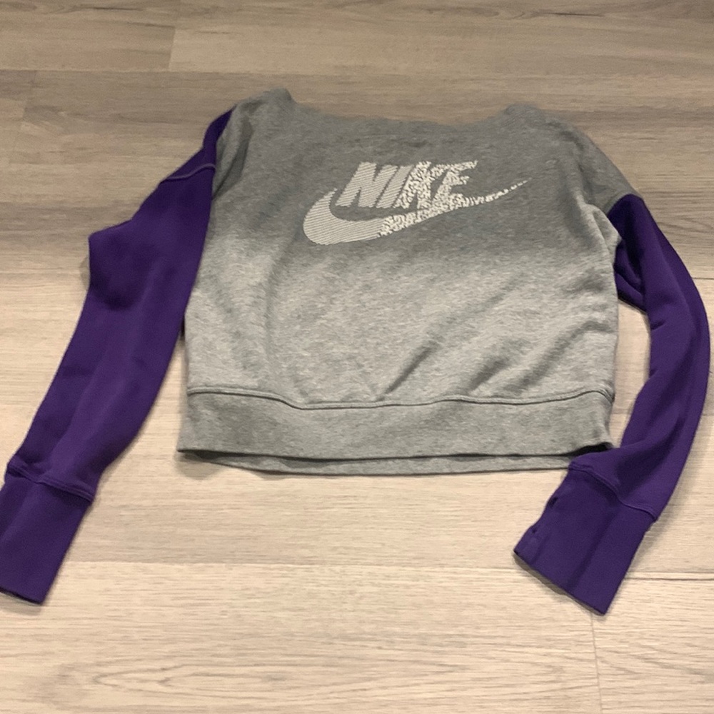 Black grey and purple jacket